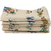 SALE Lot 14 1980s Vintage Napkins Pretty Country Scene Farmers Livestock Flowers
