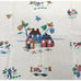 SALE Lot 14 1980s Vintage Napkins Pretty Country Scene Farmers Livestock Flowers