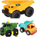 Lot of toy dump trucks 3 play trucks