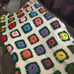 Vintage Rosette Afghan Blanket
