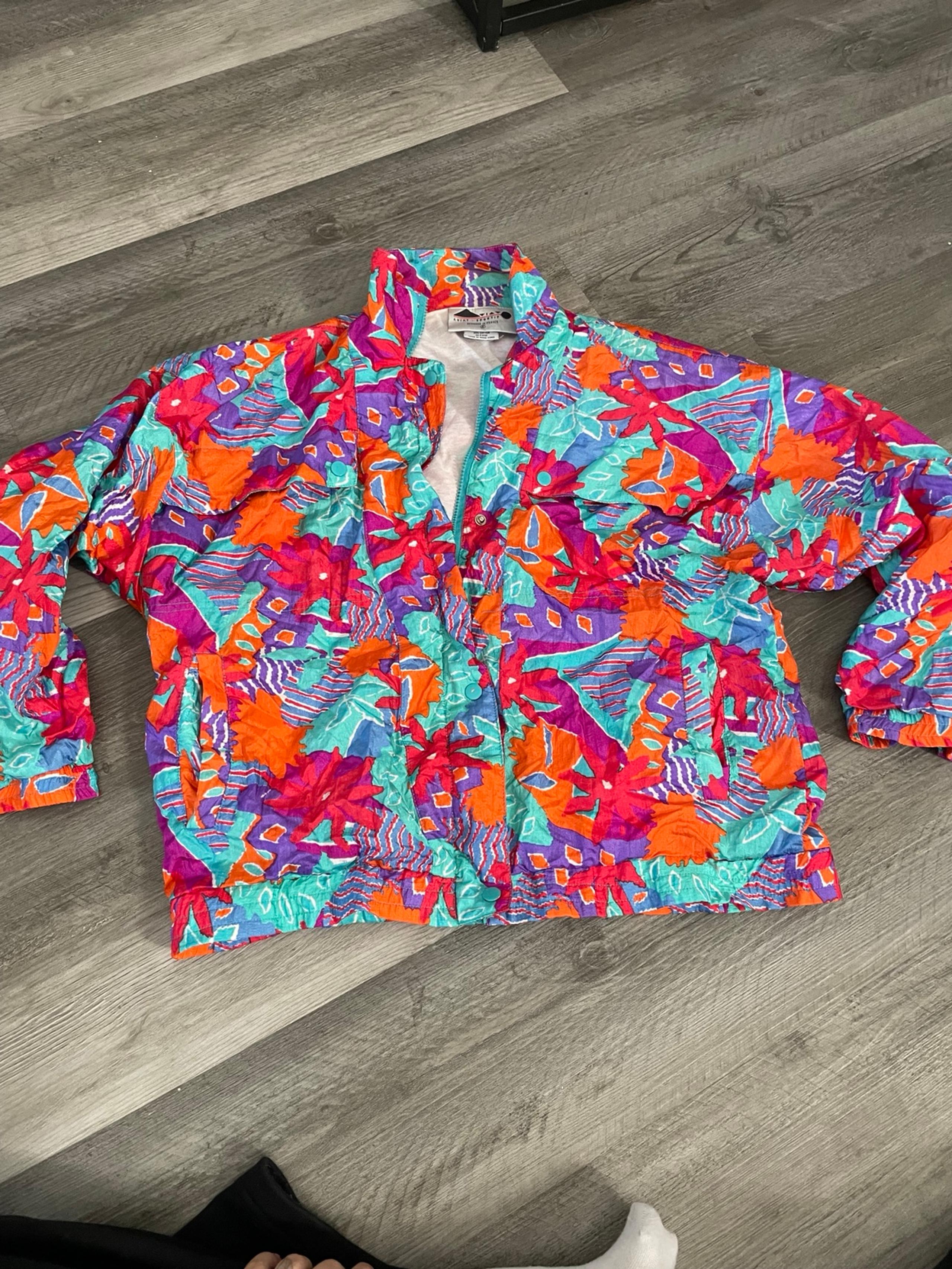 Vintage 90’s colorful windbreaker