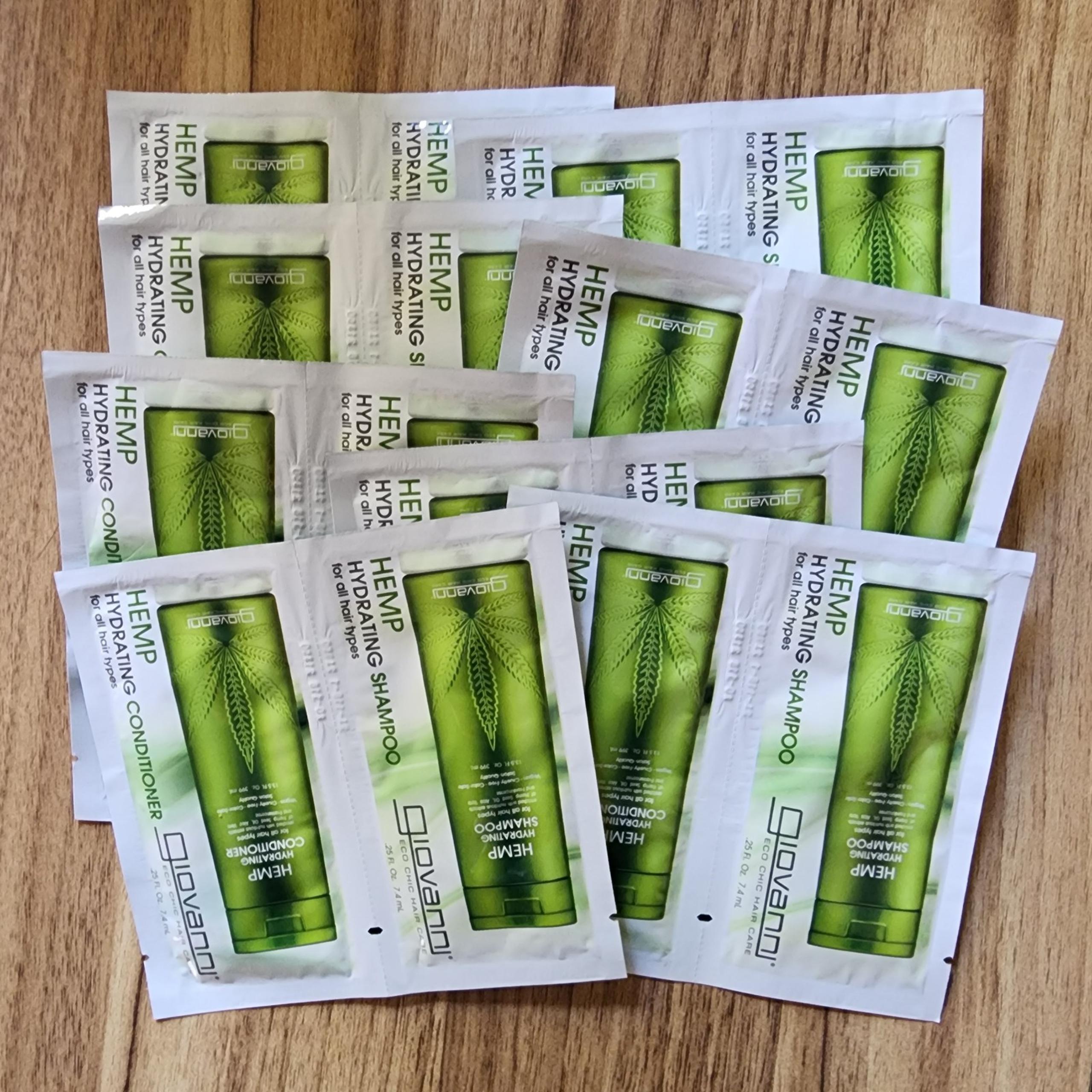 Giovanni Hemp Hydrating Shampoo and Conditioner Samples
