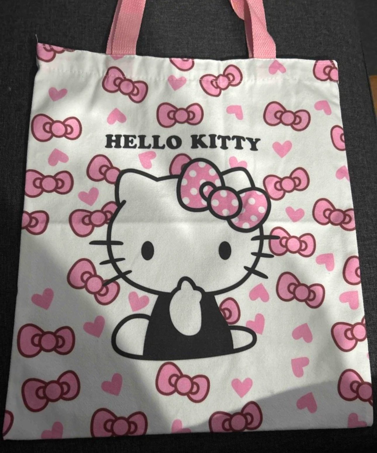 Hello Kitty canvas tote