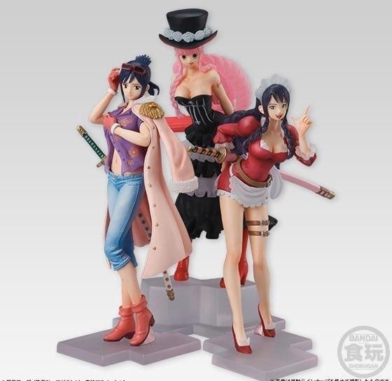 One piece anime styling figures set of 3 RARE