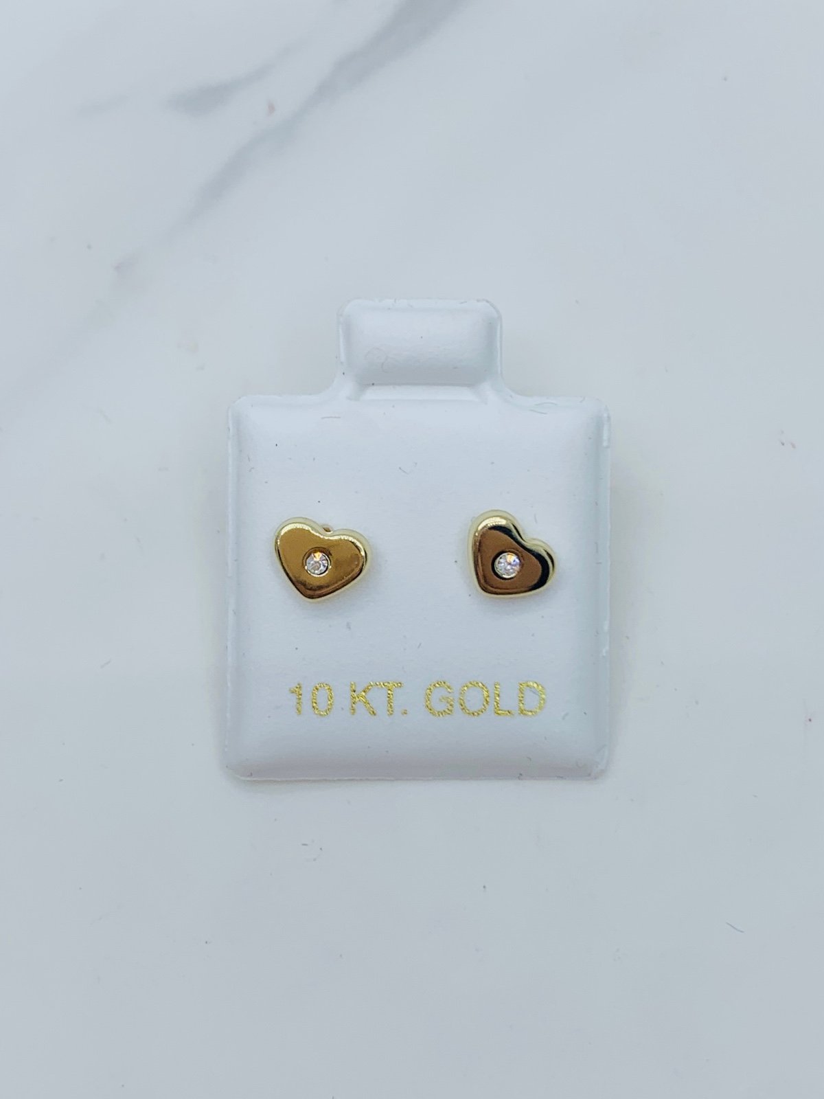 ❤️ 10k solid gold earrings heart