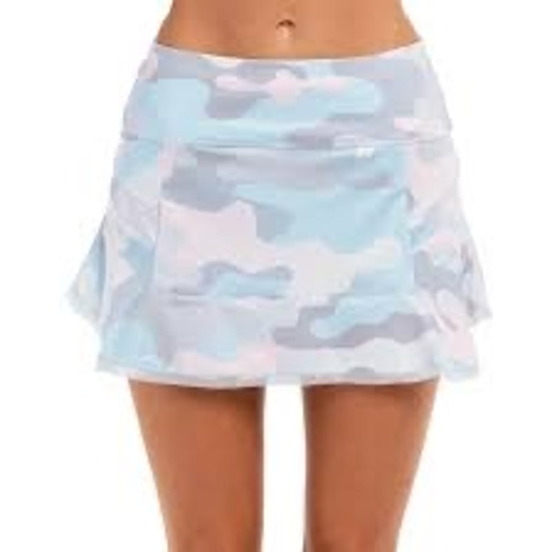 Lucky in Love Women’s Undercover Love Long Camo Play Skirt Size Large