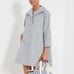 Tuckernuck Women's Plus French Blue Stripe Sloane Dress Pockets Size XXXL