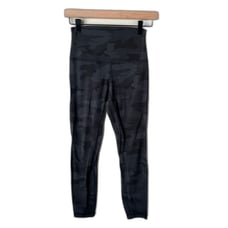 Lululemon Align Pants Leggings High Rise Deep Coal Camouflage Size 4