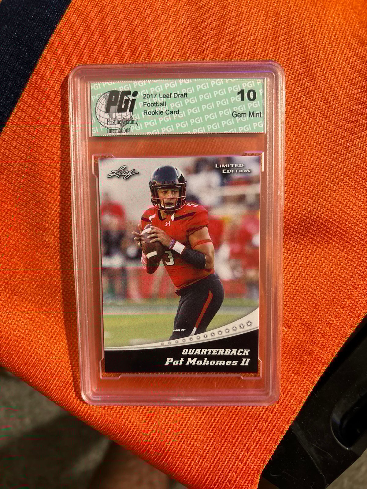 Patrick mahomes rookie card