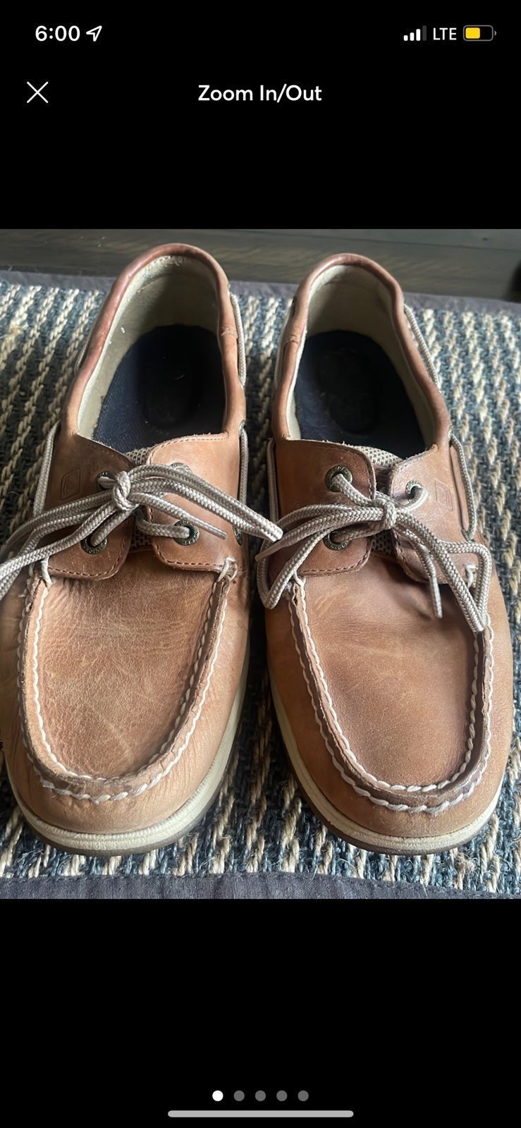 Mens sperry shoes size 9