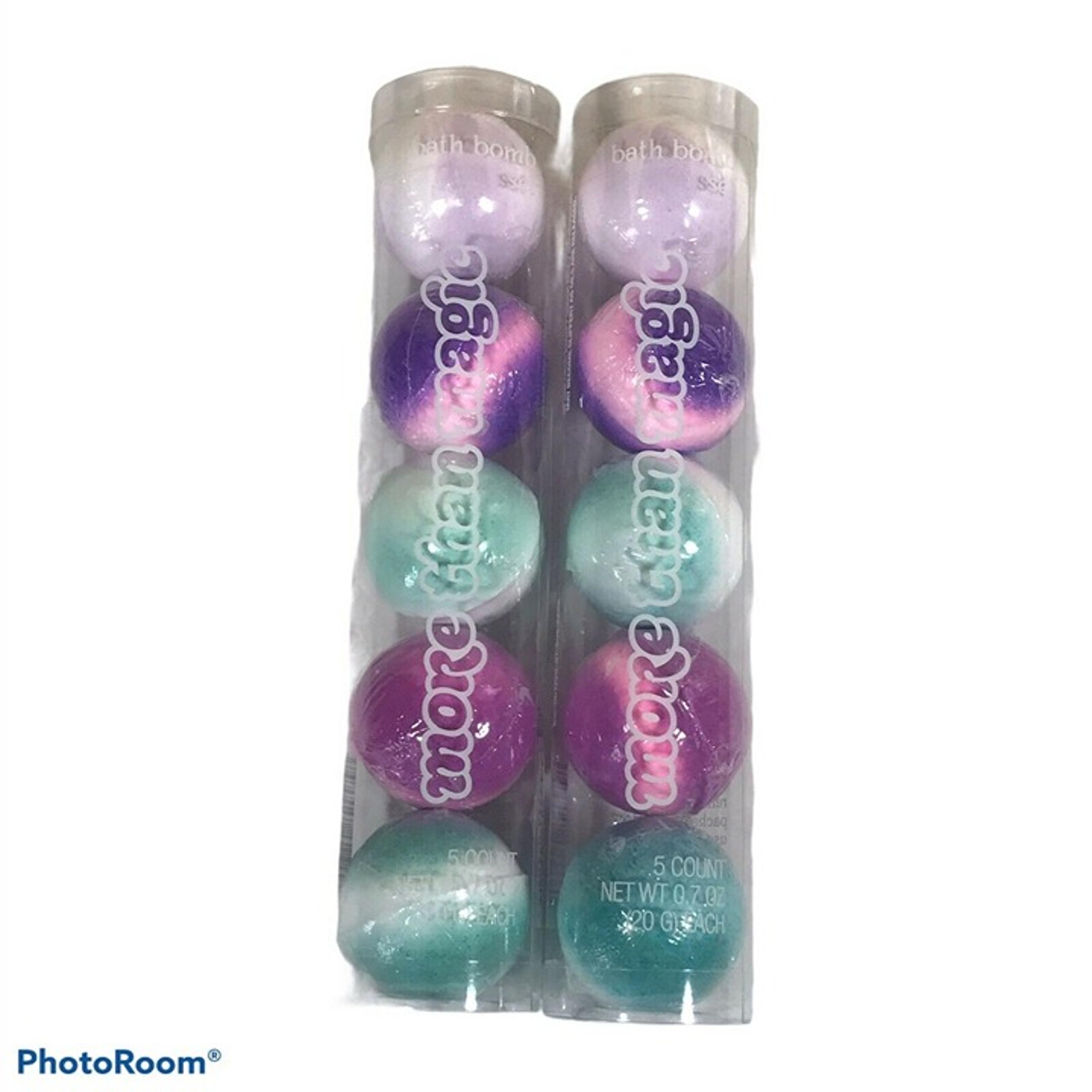 More Than Magic Assorted Bath Bomb Sets, Two (2) 5 Pack Tubes