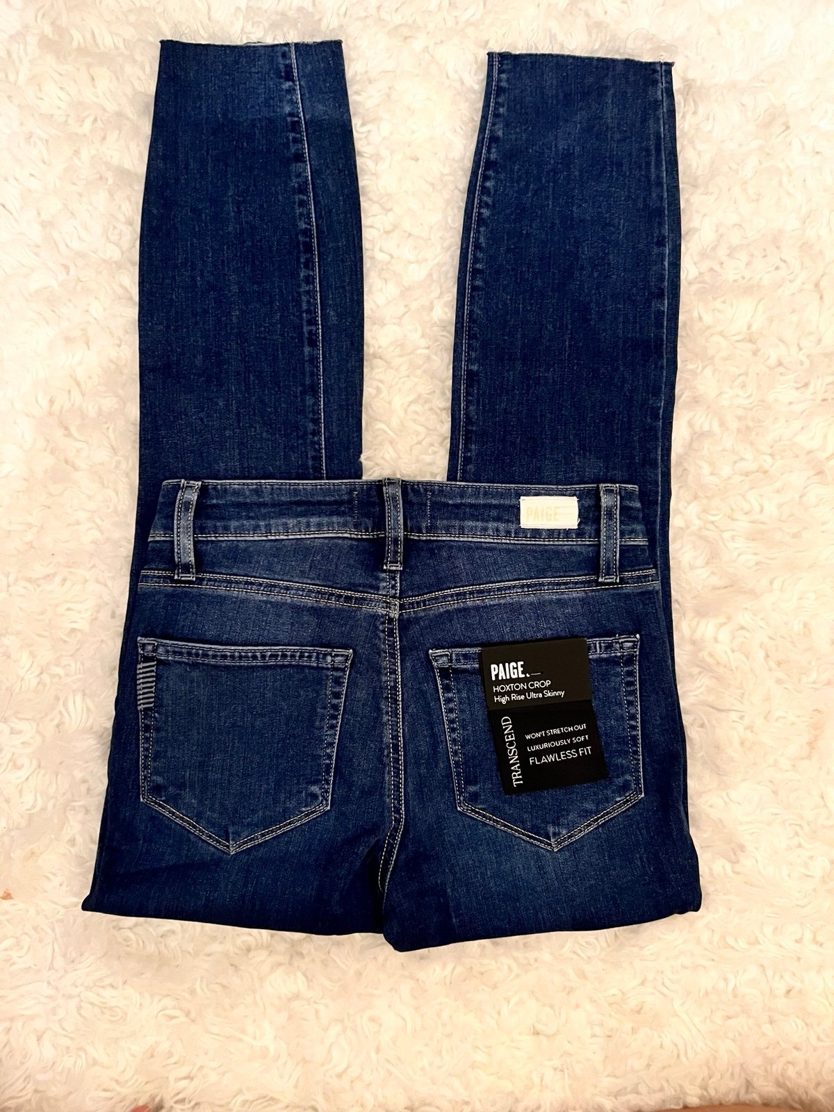 PAIGE HOXTON CROP HIGH RISE ULTRA SKINNY SIZE 24