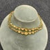 Antique 2 line faceted golden citrine necklace