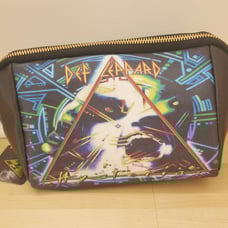 Def leppard cosmetic bag