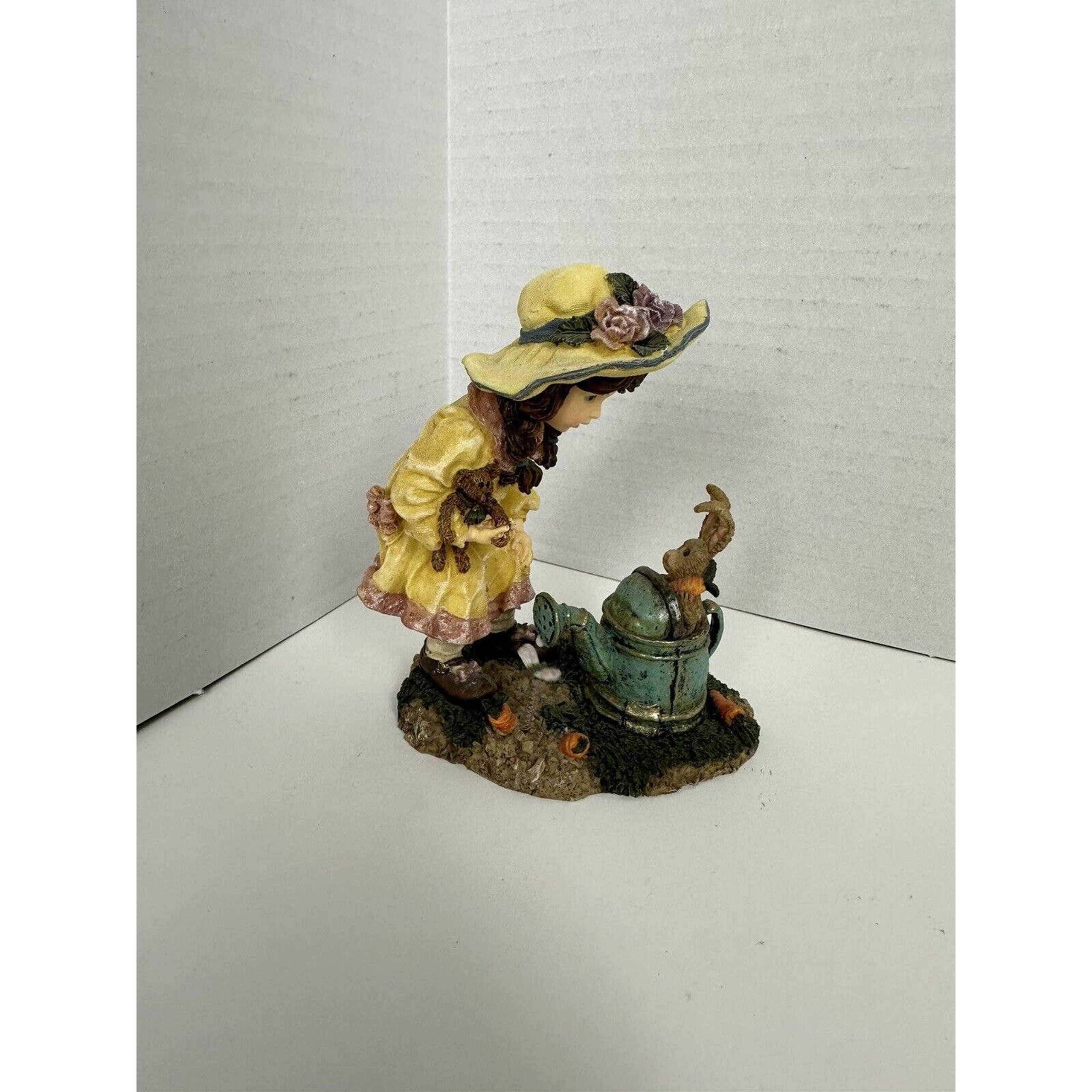 Boyds Yesterdays Child Kendra with Kassidy And Lil Pete Garden Friends Figurine