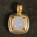 Signed Peter Zami Chalcedony 14k & .925 Pendant ¤