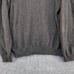 Club Room Men's 2-Ply Cashmere Knit Sweater Gray Large Long Sleeve V-Neck