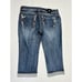 Miss Me Womens 31 Bedazzled Bling Thick Stitched Cuffed Capri Jeans