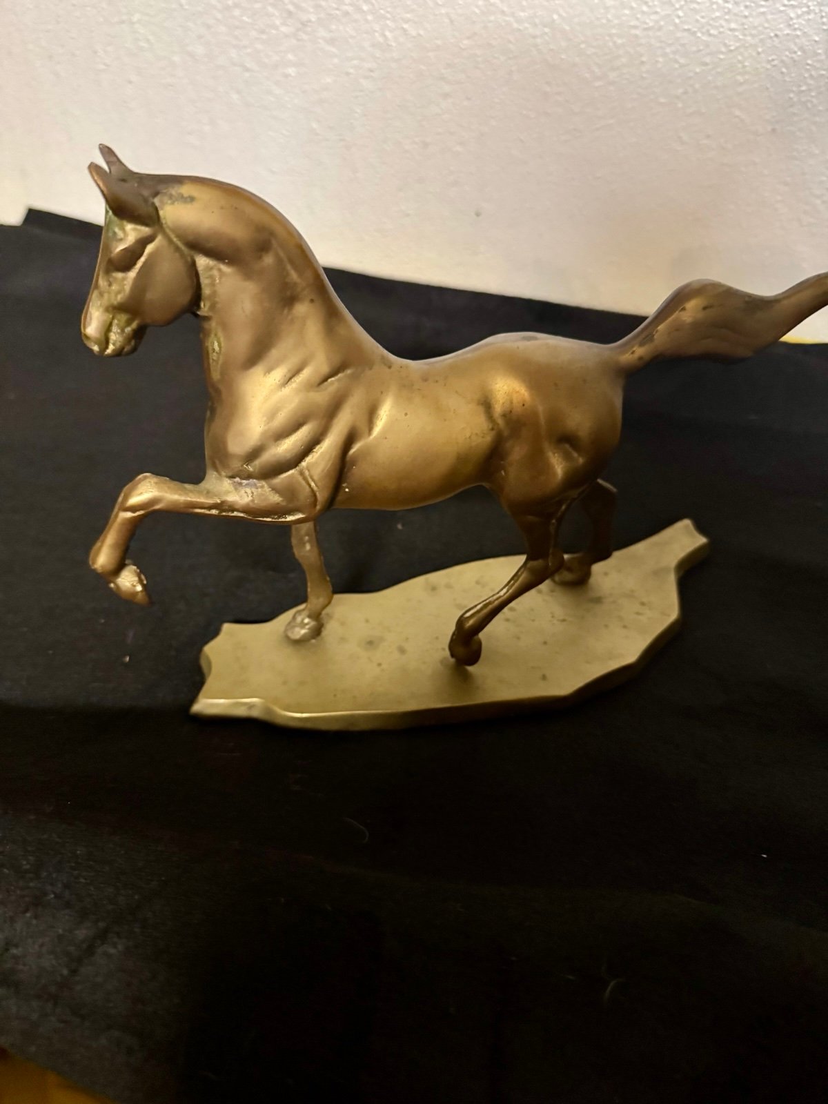 Vintage Brass Stallion Horse Statue Equestrian Price Products Bellmawr