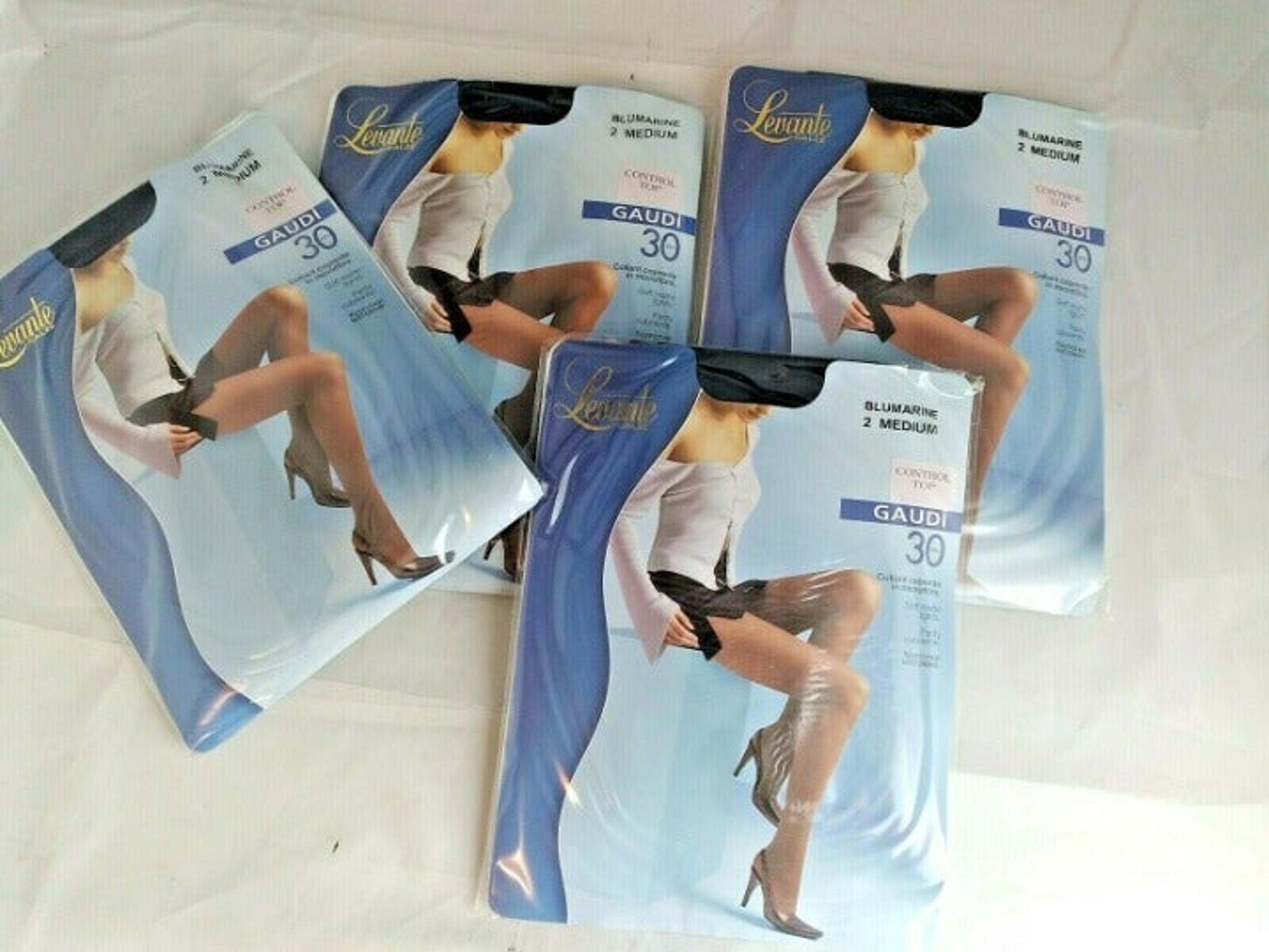 6 Pairs Levante Caze New Size 2 Medium T