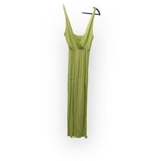 Blue Life, Neon Green Maxi Dress, Small