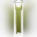 Blue Life, Neon Green Maxi Dress, Small