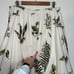 Anthropologie High Low Bubble Skirt - Leaf Print XL