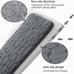 Super Water Absorbent Machine Washable Bath Rugs(17x24,Dark Gray)