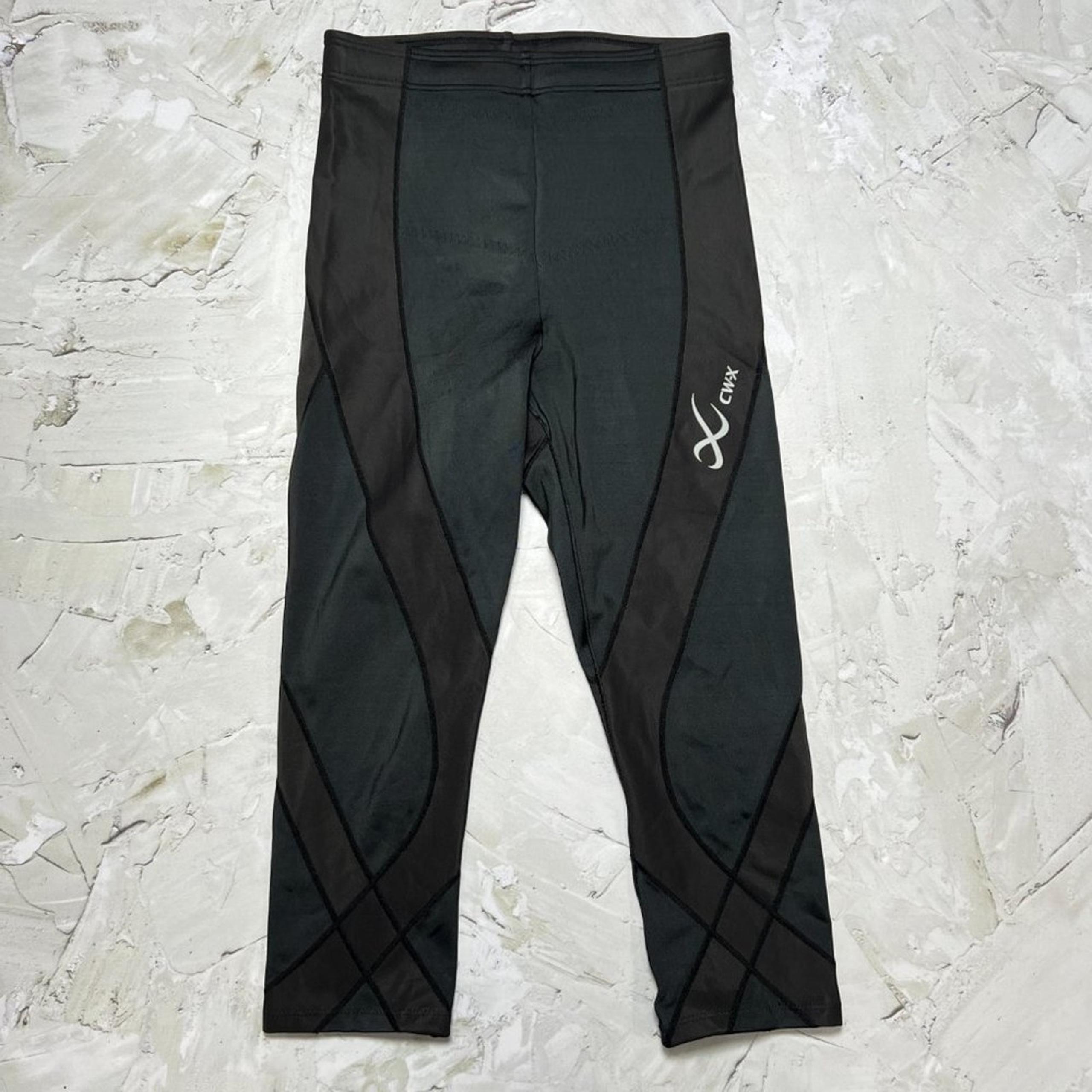 CW-X Endurance Pro 3/4 Compression Tights Muscle Support SIZE S Black
