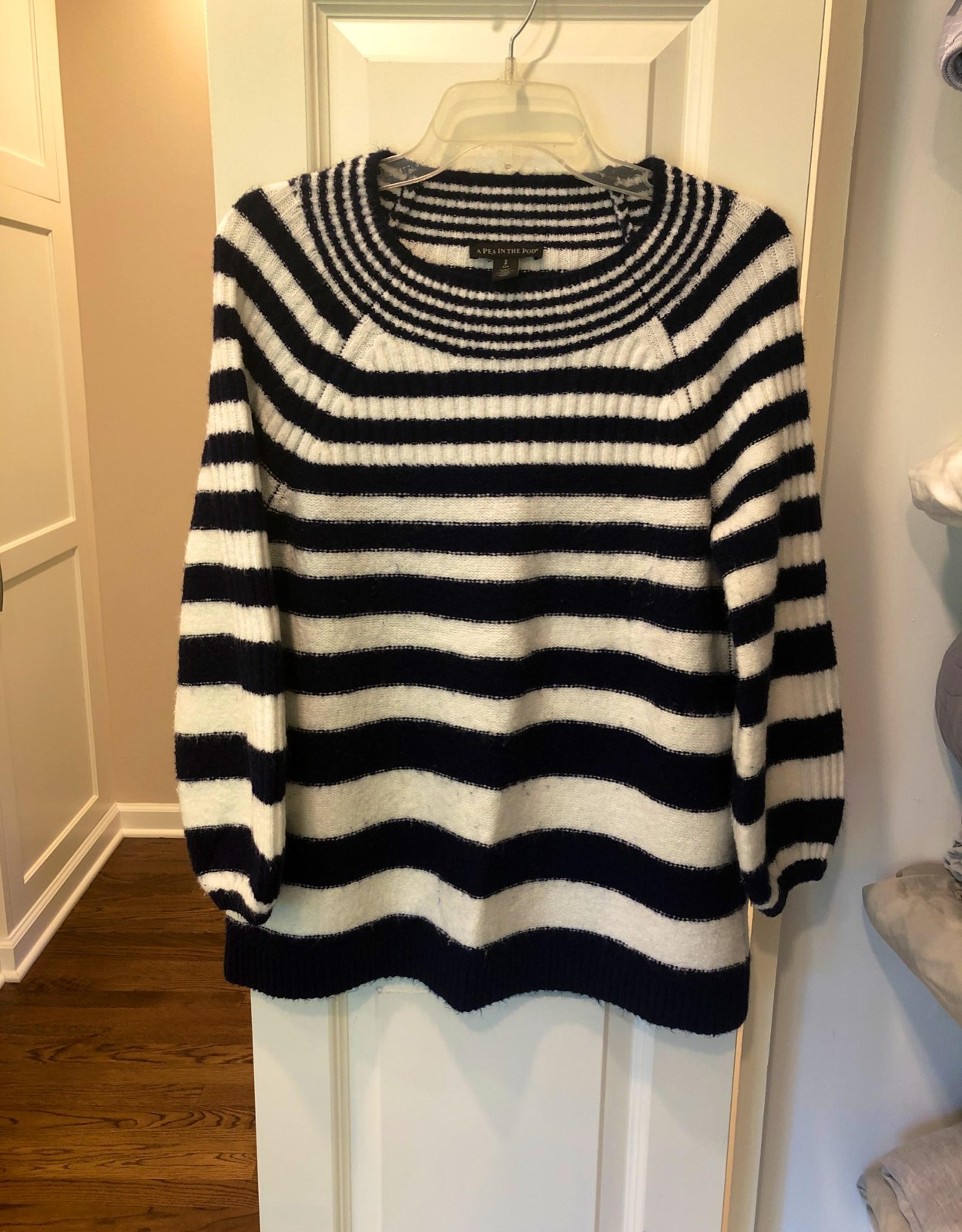 Pea in the Pod Striped Maternity Sweater