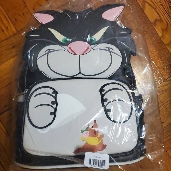 Loungefly Disney Cinderella Cat Kitty Lucifer Figural Mini Backpack