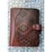 Beautiful Tusk Brand Leather 6 Ring Binder Planner 7.5 x5.5 Made In India