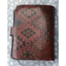 Beautiful Tusk Brand Leather 6 Ring Binder Planner 7.5 x5.5 Made In India