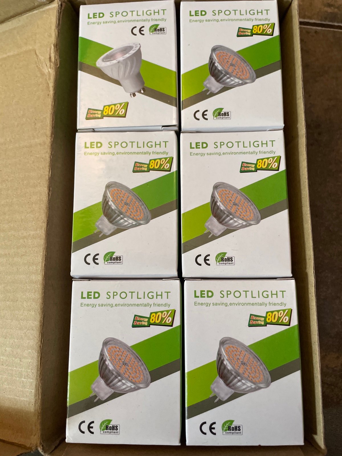 6 LED Spotlights