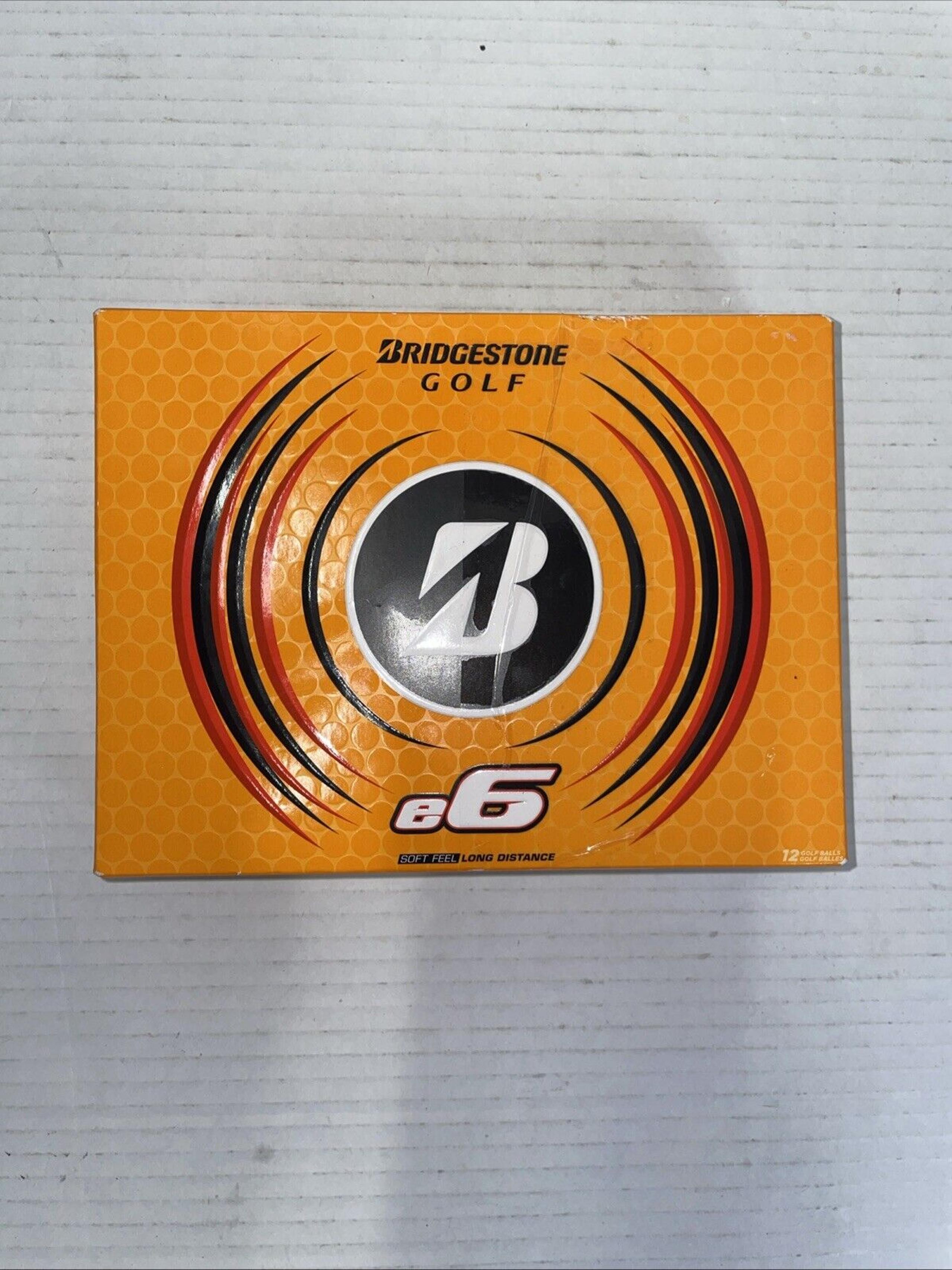 New Bridgestone Golf e6 Soft Straight Distance Golf Balls - 12pk