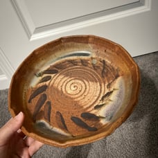 Judy Beasley pottery salad plate