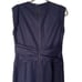 Karen Millen Shimmery Navy Draped Sheath Dress| Size 8