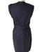 Karen Millen Shimmery Navy Draped Sheath Dress| Size 8