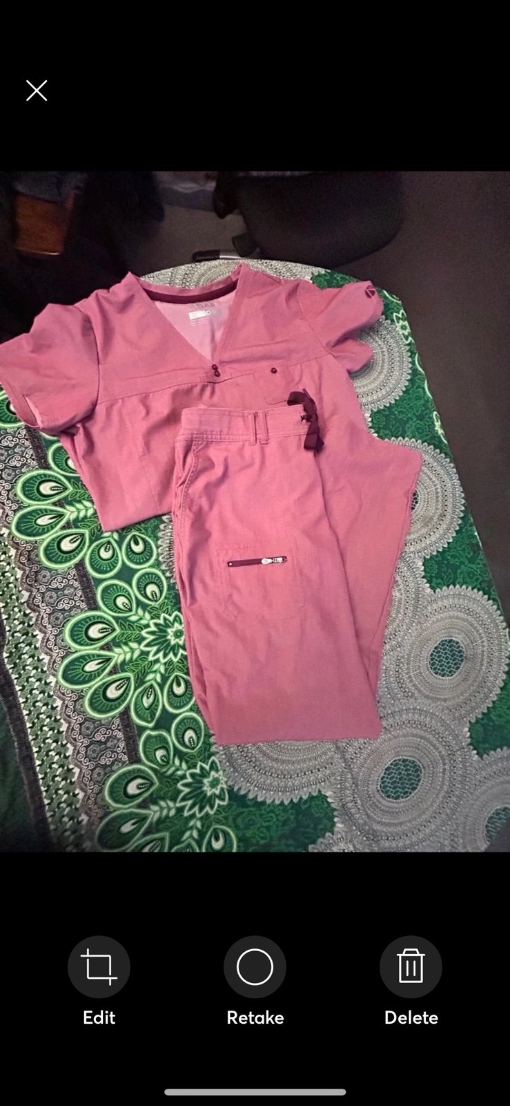 PINK scrub set