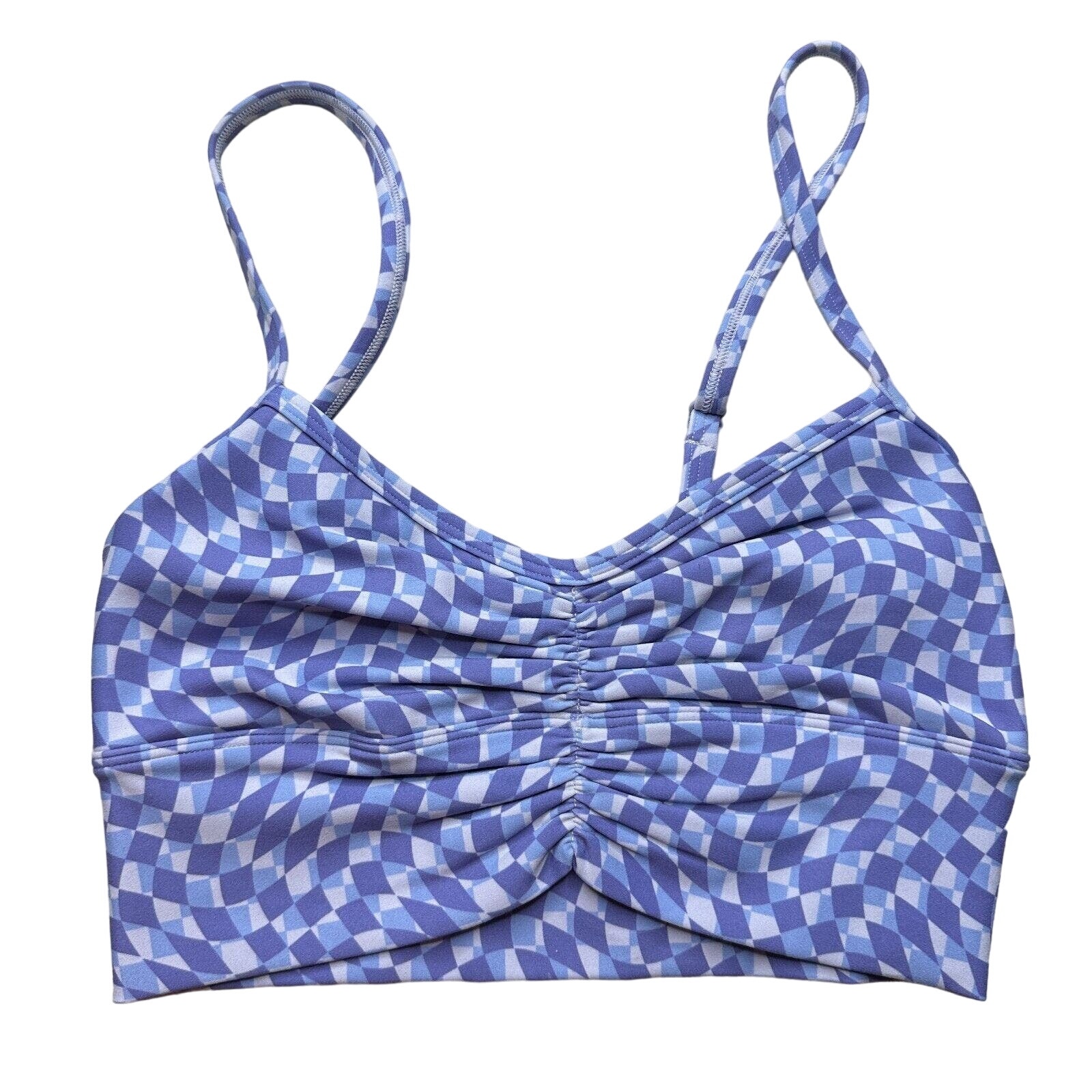 L*Space Active Soren Top Heat Wave Medium Impact Cinched Front Women's Small NWT