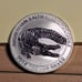 Beautiful Uncirculated 2014 Australian Saltwater Crocodile 1 Oz Fine Silver Coin