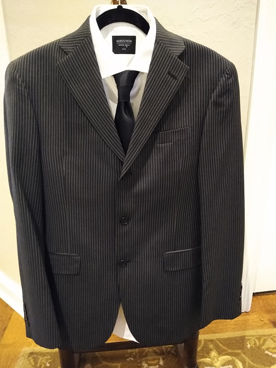 Austin Reed Men's 100% Wool Pinstriped Blazer Sz 42