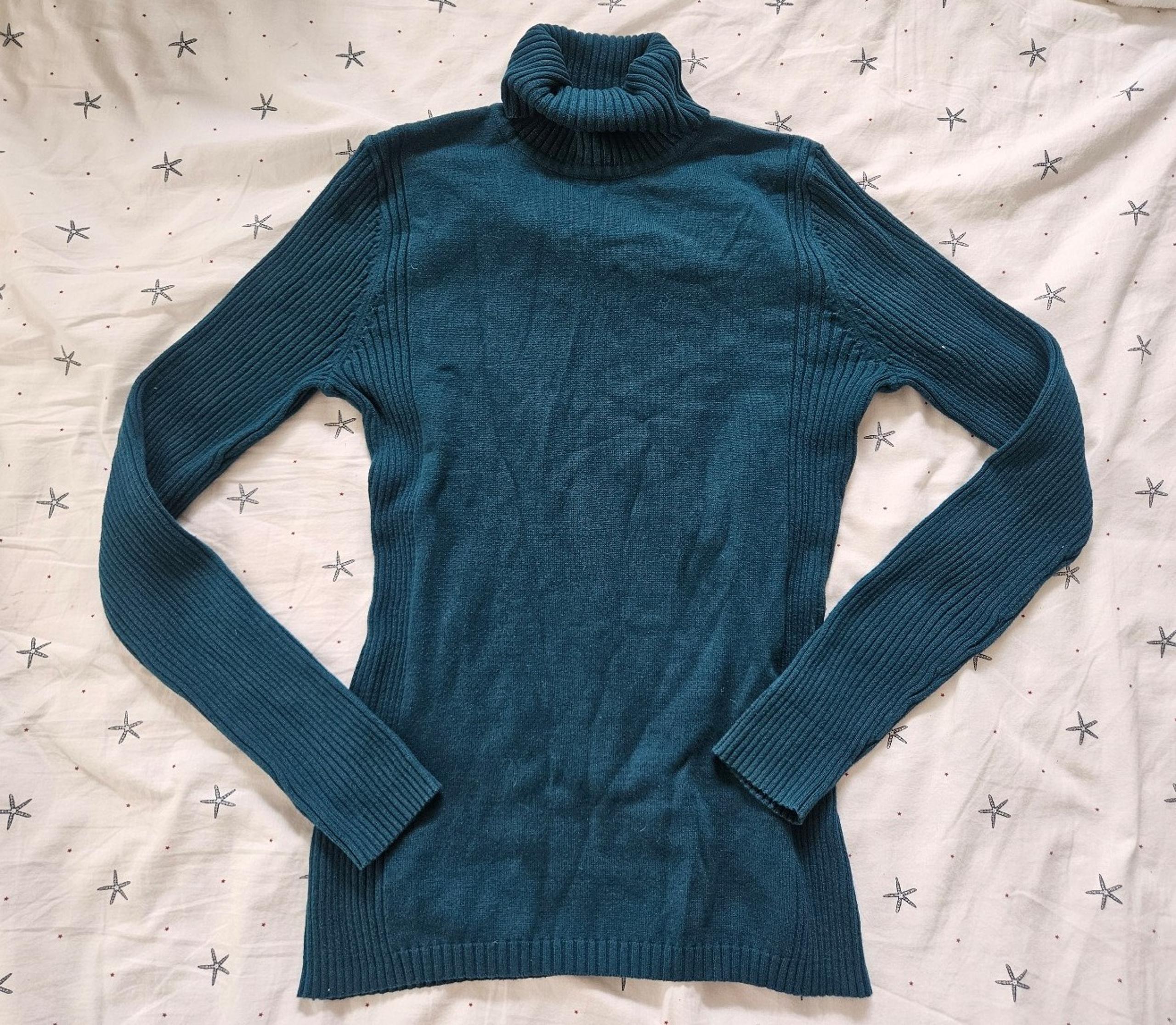 Vintage Blue Turtleneck