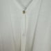 Cotelac Long Sleeve Ribbed Knit Cardigan Sweater Size 4 White V Neck Lightweight