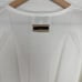 Cotelac Long Sleeve Ribbed Knit Cardigan Sweater Size 4 White V Neck Lightweight