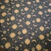 Vintage celestial sun moon star fabric round tablecloth