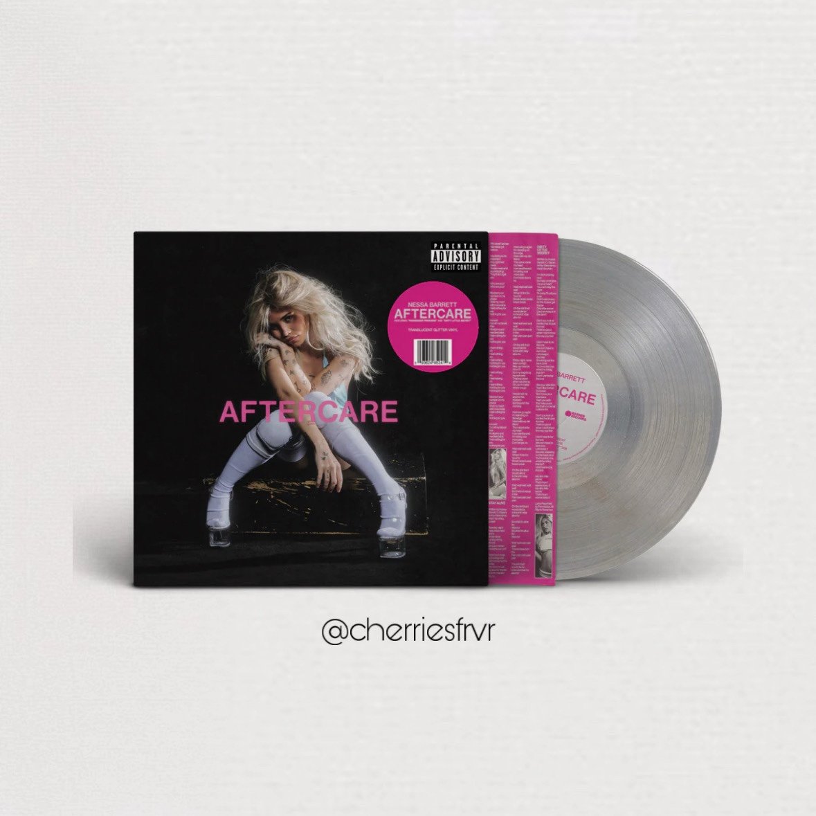 nessa barrett glitter vinyl