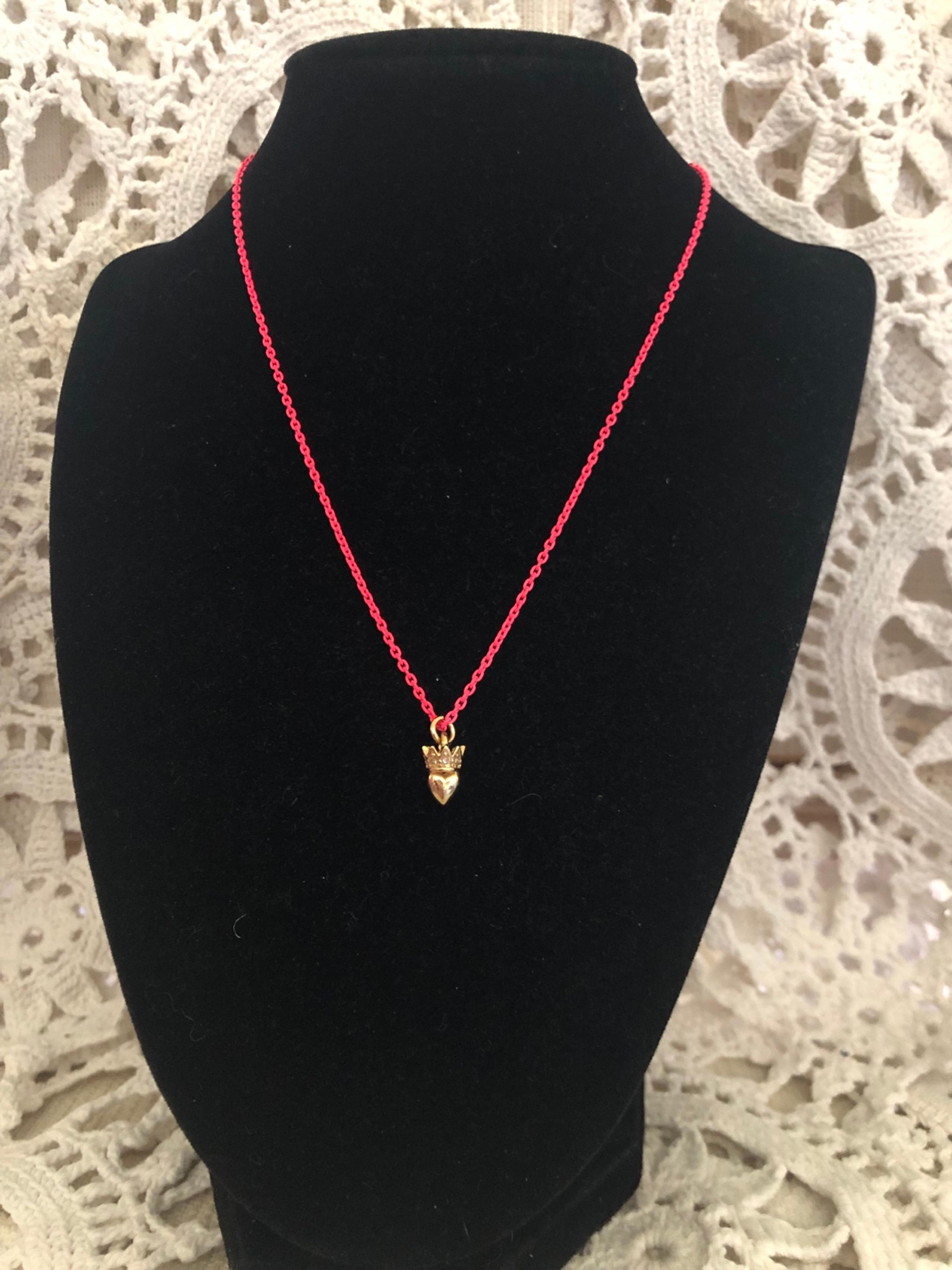 Vintage Y2K Deadstock Juicy Couture Crowned Heart Pendant