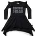 NUNUNU Control Freak Sweatshirt Dress