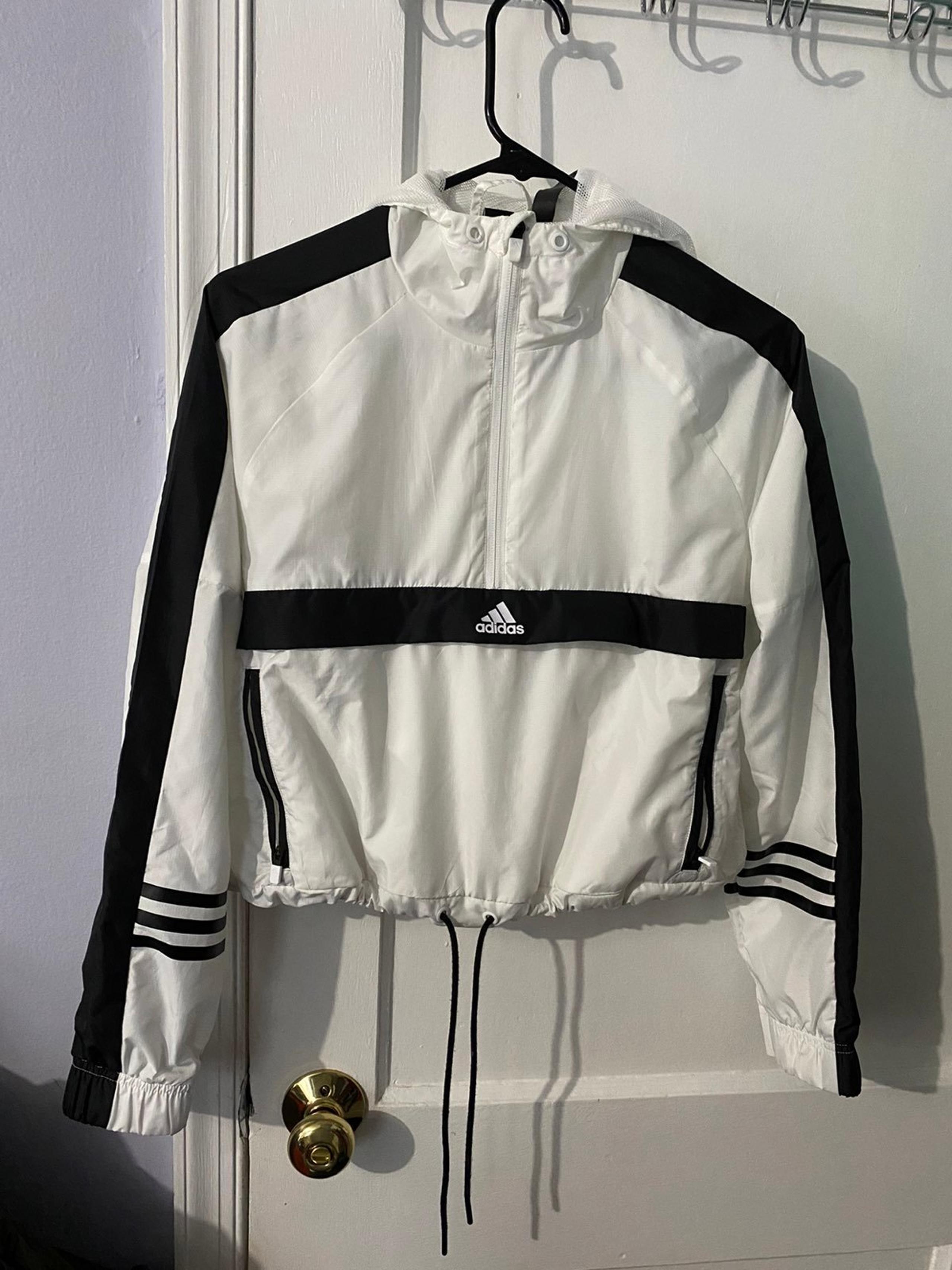 Adidas cropped windbreaker